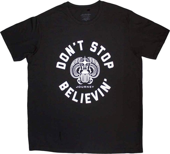 Journey - Believin' Heren T-shirt - L - Zwart