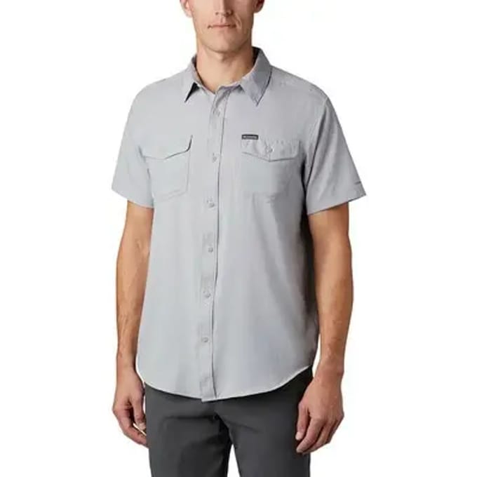 Columbia Utilizer™ Ii Solid Overhemd Met Korte Mouwen Grijs M Man