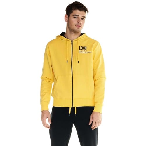 Capuchon sweaters Leone 1947 Man Hoody Sweatshirt Full Zip Over Active