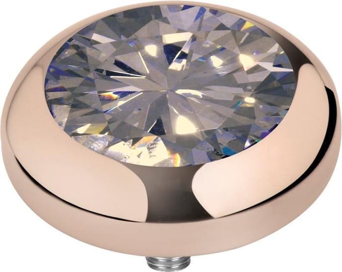 Melano Vivid Basic CZ Steentje AB | 7 mm