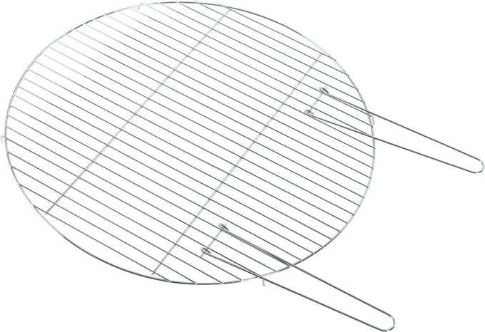Homescapes grillrooster met handgrepen, voor vuurschalen, 60cm diameter