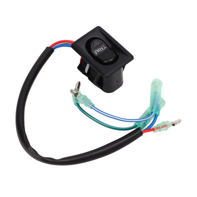 Interrupteur d'inclinaison de trim 87 8M0042301 Remplacement de style interrupteur à bascule pour capot de capot Mariner black