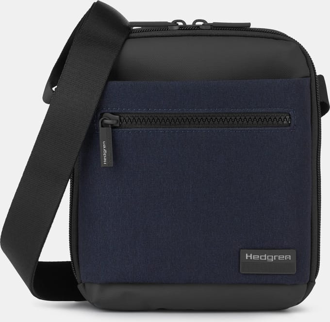 Hedgren APP verticale crossbodytas 7 inch met RFID – waterafstotend – compact & business Elegant Blue