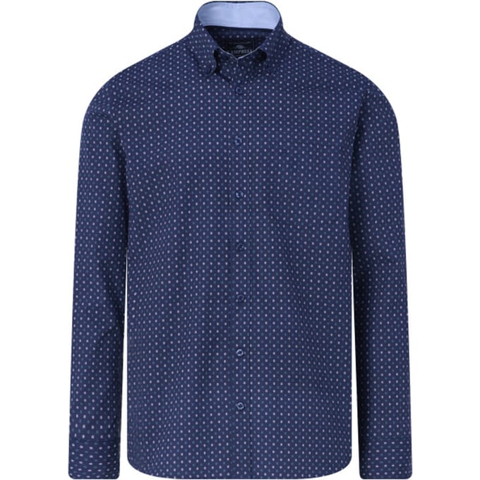 Campbell Casual overhemd met lange mouwen