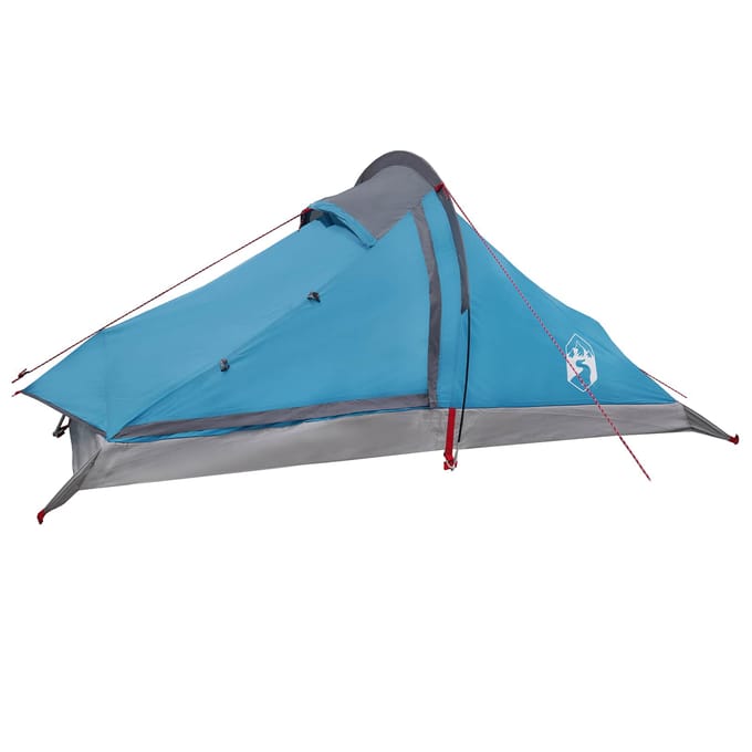 vidaXL - Backpacking - Tent - 4-persoons - Blauw - 185T - Polyester - met - PU - Coating