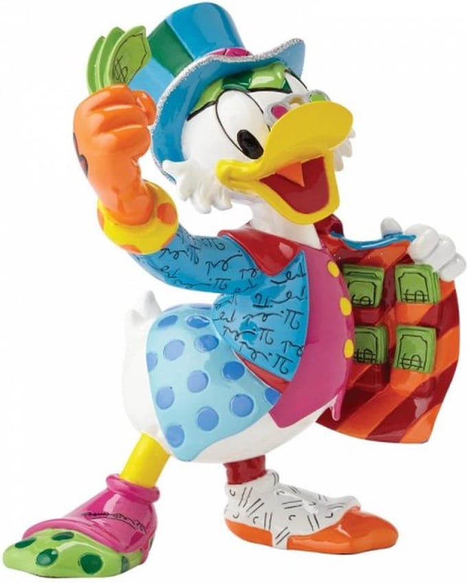 Disney Britto Uncle Scrooge Figurine 15cm Dagobert duck