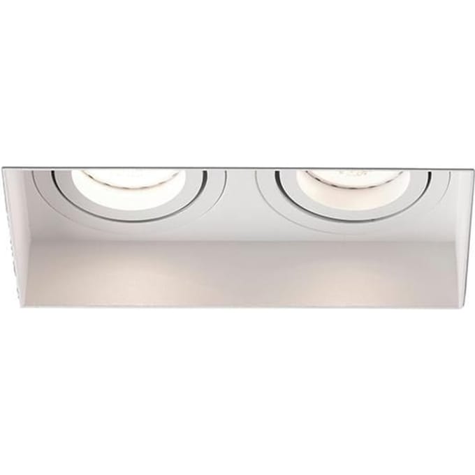 Downlight encastré - FARO - Hyde - Inclinable - Blanc - GU10 - IP20 blanc