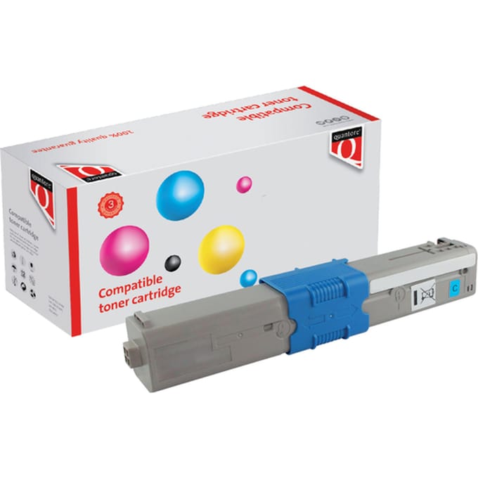 Toner Quantore alternatief tbv Oki 44973511 blauw