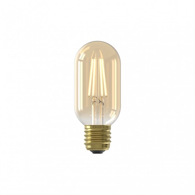 Calex Lichtbron E27 Buislamp - Glas - Goud - 4 x 11 x 4 cm (BxHxD)