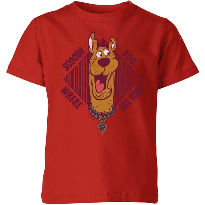 Scooby Doo Where Are You? Kids' T-Shirt - Red - 122/128 (7-8 jaar)