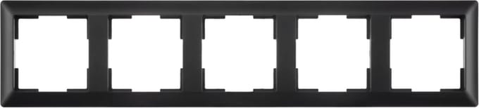 ION industries J1 afdekraam 5-voudig mat zwart mat (80.301.516)