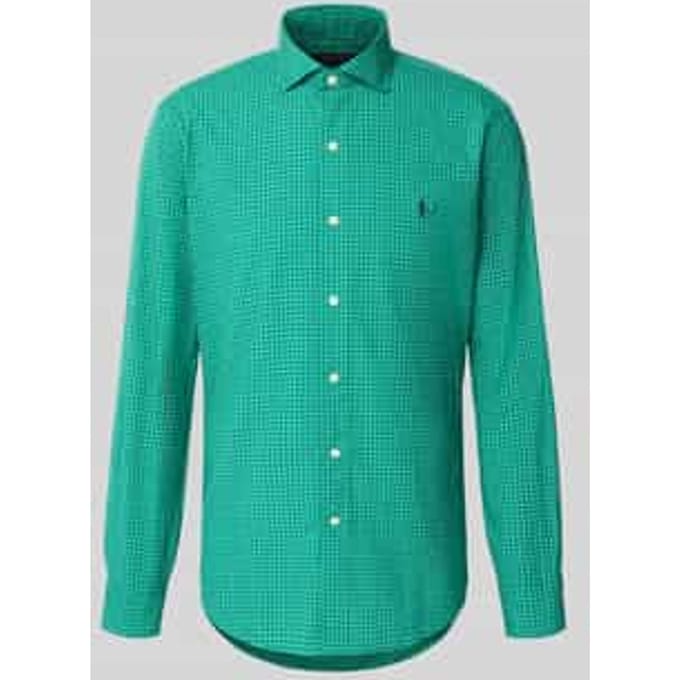 Custom fit vrijetijdsoverhemd van puur katoen