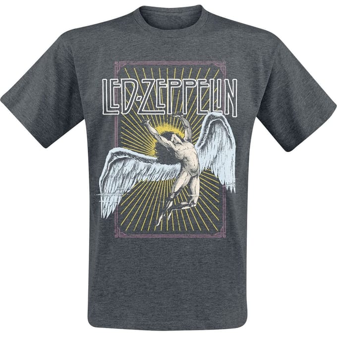 Led Zeppelin T-shirt - Icarus Colour - S tot XL - voor Mannen - donkergrijs