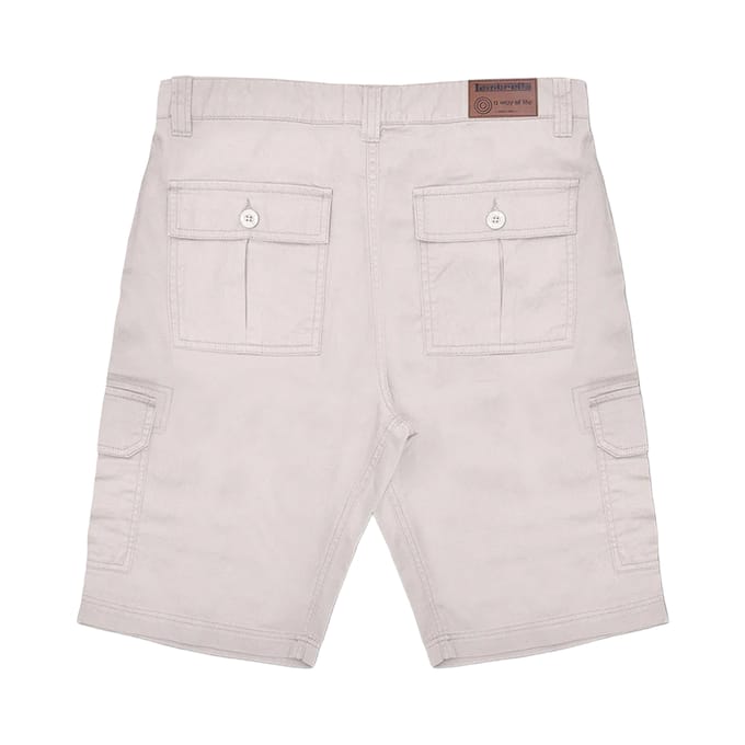 Lambretta Heren SS24 Cargo Shorts (Havermout)