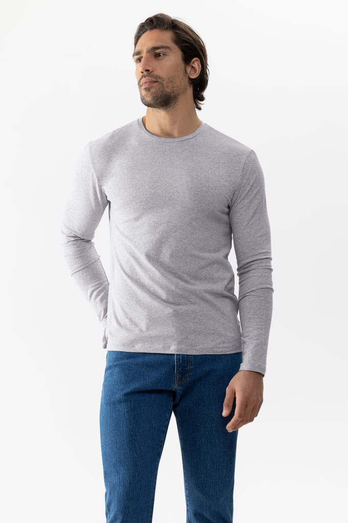 Longsleeve Serie Relax Light Grey Melange