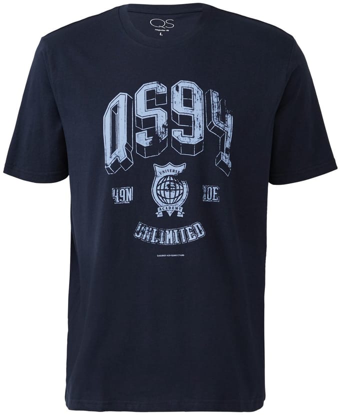 Q/S designed by - T-shirt - Maat M - Mannen - 78D1 GREEN - katoen