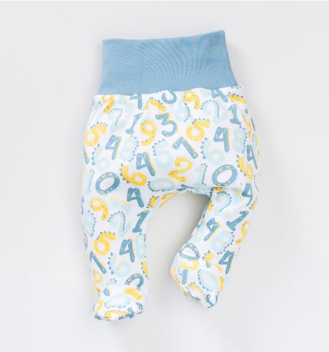 Nini - Broekje Floris - Met voetjes - Maat 68 - 4 t/m 6 maanden