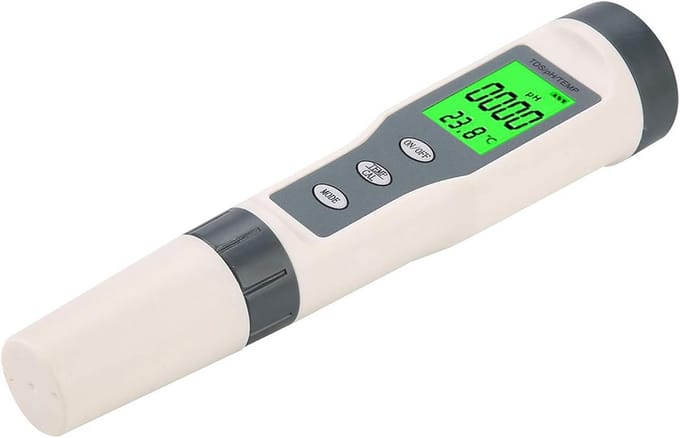 Digitale 3-in-1 Water Tester pH, TDS en Temperatuurmeter voor Drinkwater en Zwembad