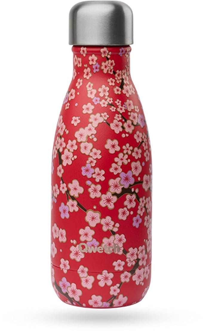 Qwetch Thermosfles - Originals Flowers Rood