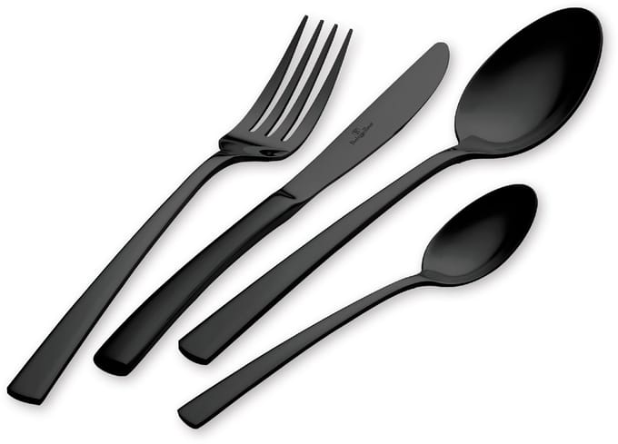 Bestek set 24-delig Berlinger Haus BH-3080 glanzend zwart