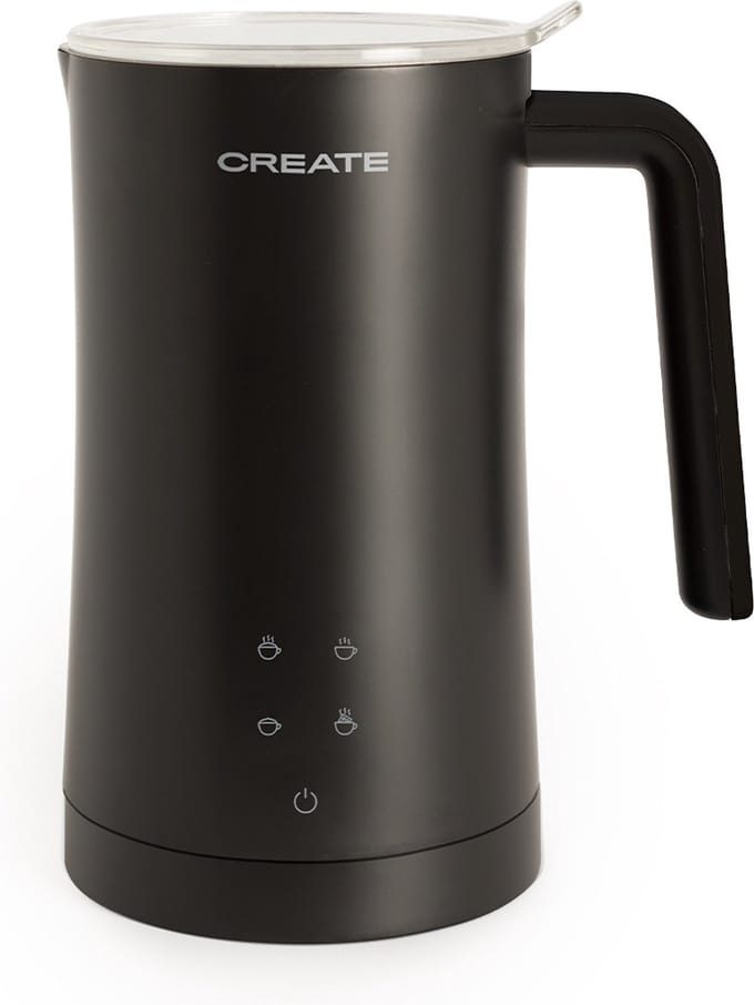 CREATE - Verwarmer voor melkopschuimer - 580ml - 75 °C - Zwart - MILK FROTHER STUDIO