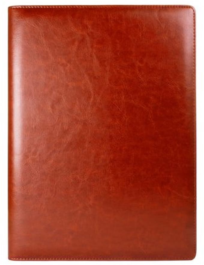 Multo Hannibal Schrijfmap A4 - Kunstleer - Met Schrijfblok - Cognac