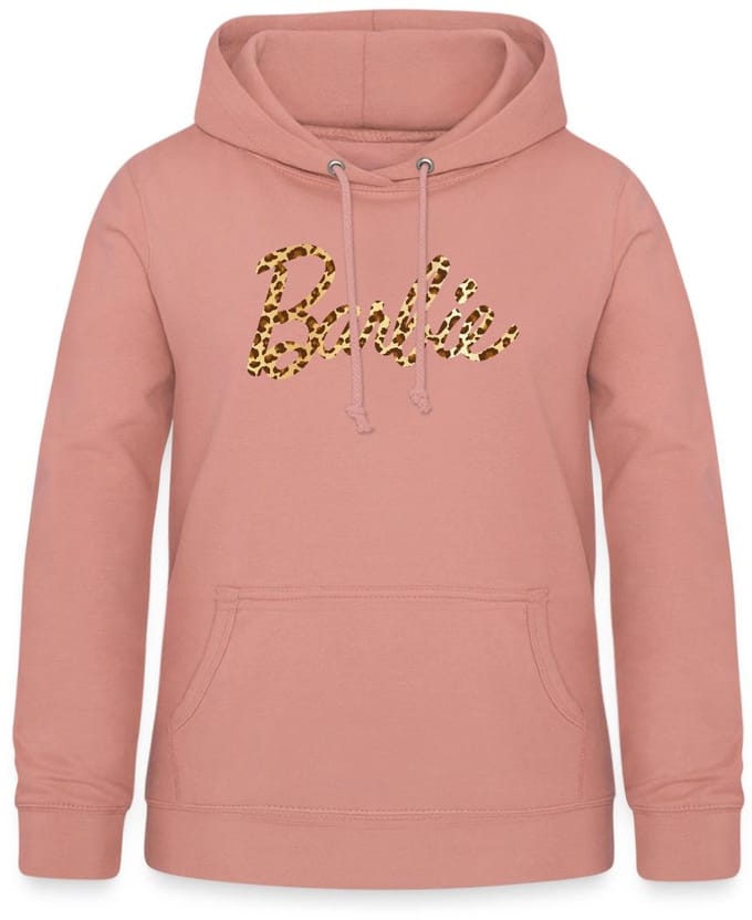 Barbie Leo Print Logo Hoodie Dames