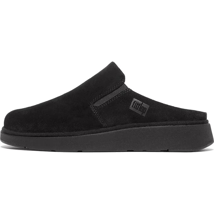 Fit Flop Gen FF Elasticated Mules Black Dames Pantoffels - Zwart - 40