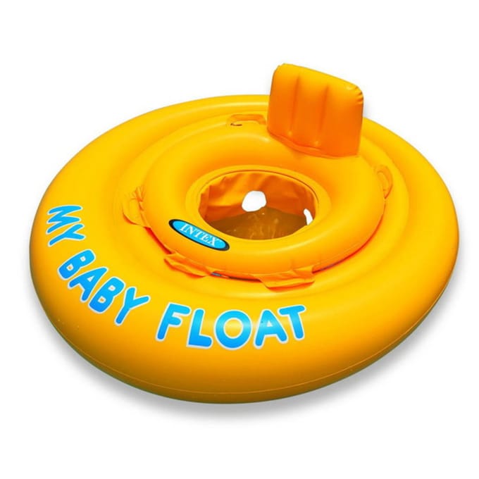 INTEX Zwemband My Baby Float - Leeftijd 6-12 maanden - 70 cm, Geel