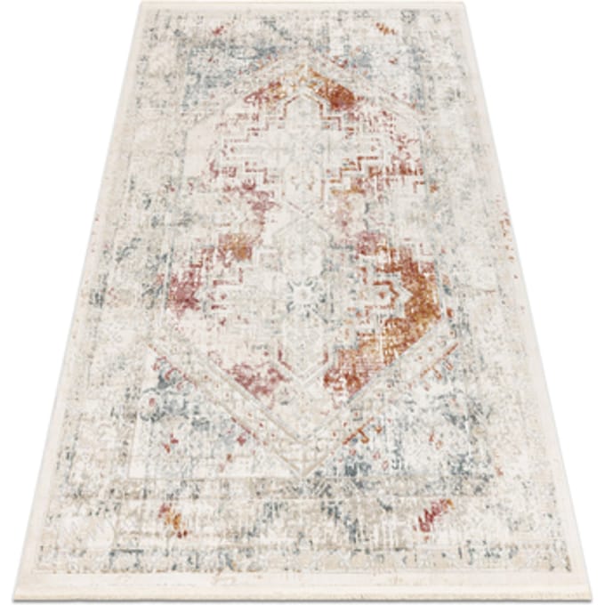 Kleden Rugsx DISTIN 0100B roze / poeder / wit 80x150 cm