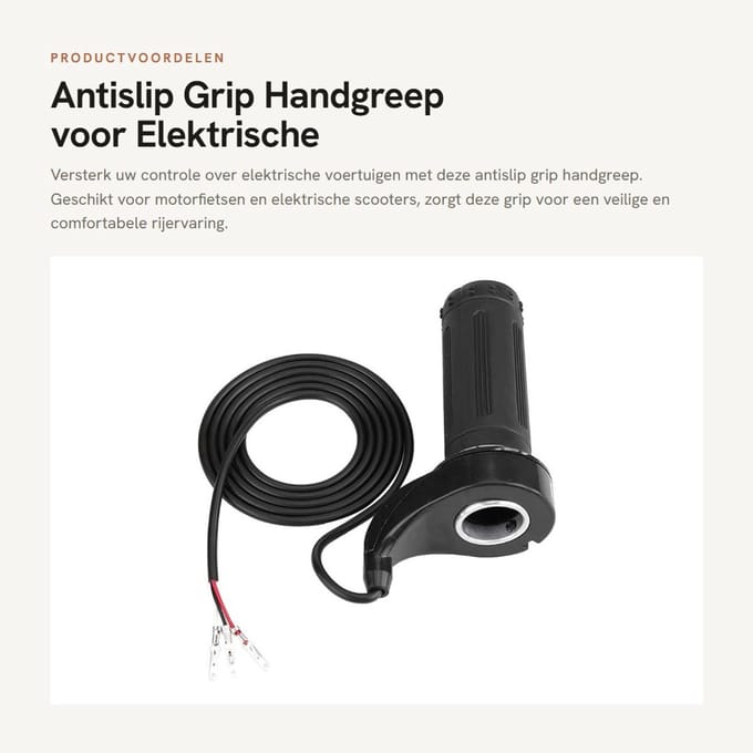Dailygoods - Antislip Grip Handgreep voor Elektrische Voertuigen