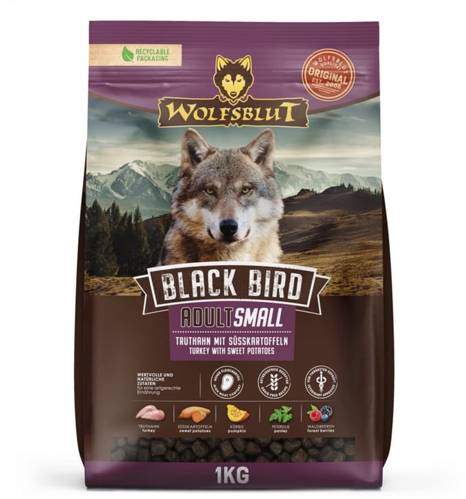 Wolfsblut Black Bird Adult S-Breed - 1 kg