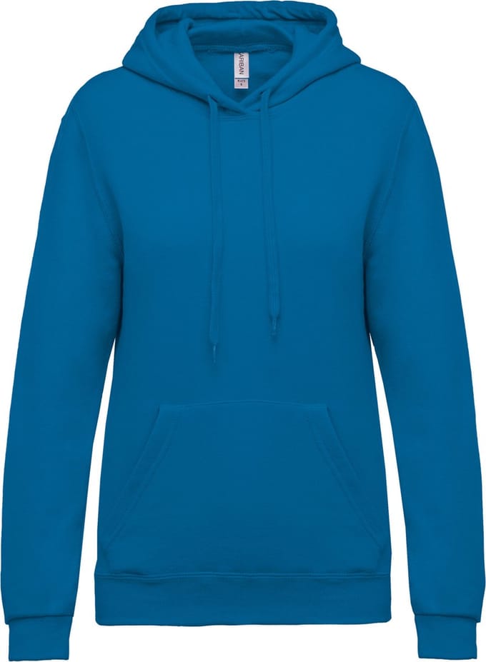 Kariban Eco damessweater met capuchon K473 - Tropical Blue - S