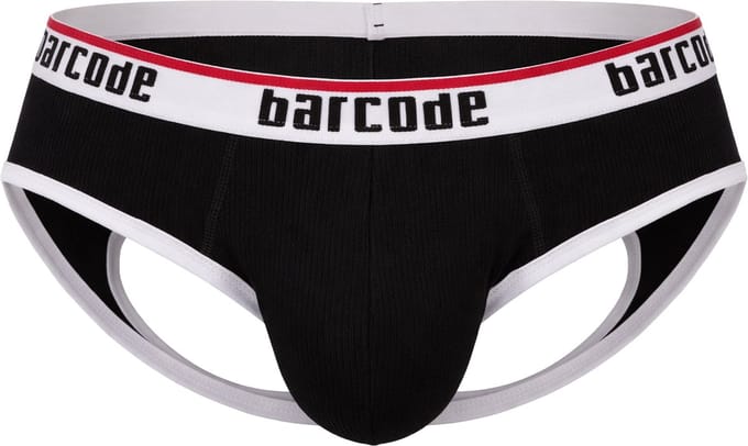 Barcode Berlin Maxime Backless Brief Black - MAAT M - Erotisch Heren Ondergoed - Slip voor Man - Sexy mannen Slip