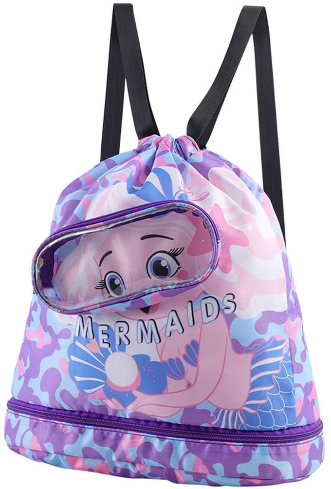 Zwemtas voor Kinderen - Waterdicht met Droog/Nat Scheidingsdesign - 34 x 10 x 37 cm
