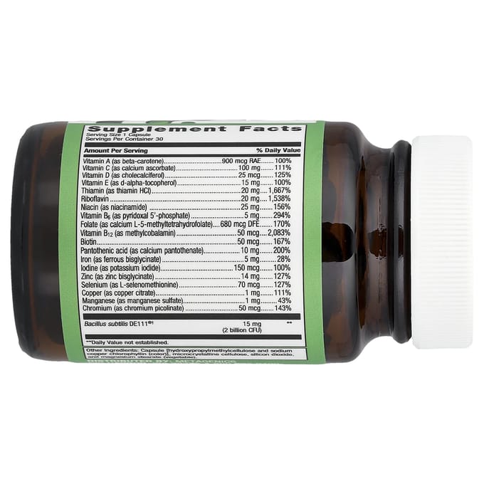 Metagenics, UltraFlora®, Probioticum + Multivitamine, 30 Capsules