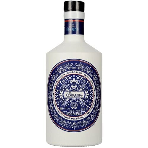 La Cofradia Tequila Silver Triple Destilado 100% de Agave 38% Vol. 0,7l
