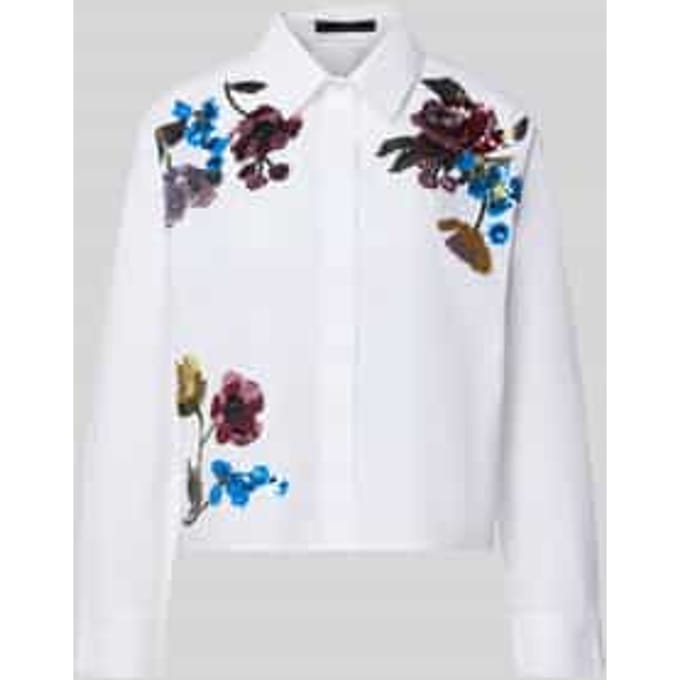 Boxy fit blouse met pailletten