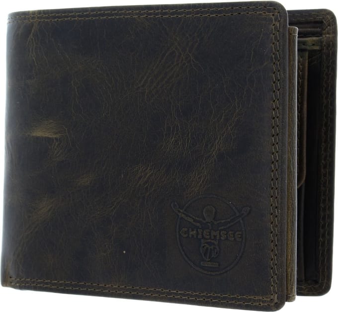 CHIEMSEE Leren Portemonnee Dalian Wallet Green Groene