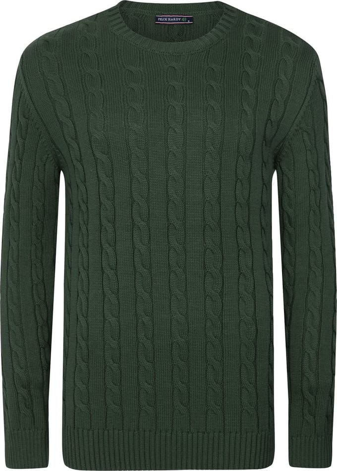 Felix Hardy Gebreide Trui - Sweater Heren Grün - 2Xl