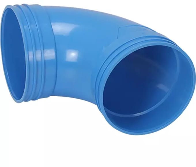 Wavin Ventiza bocht 90 graden PVC rond 125 mm M/M