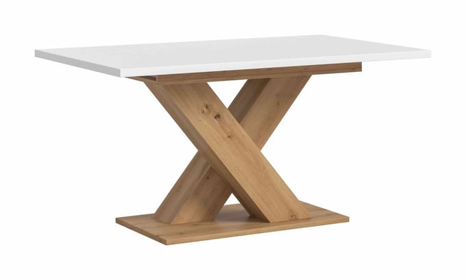 Motion uitschuifbare eettafel Artisan NB wit NB - 90x150x76cm