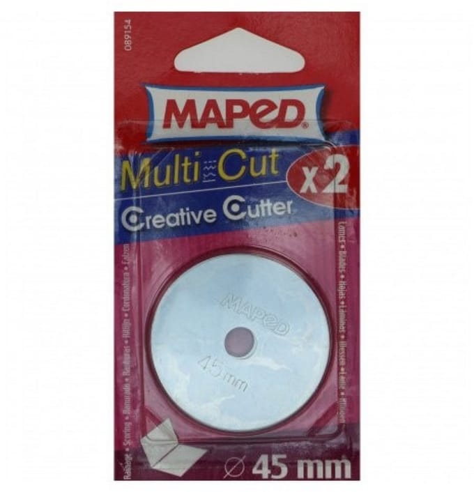 Maped - reservemes voor Maped 310 rillijn - 2 stuk