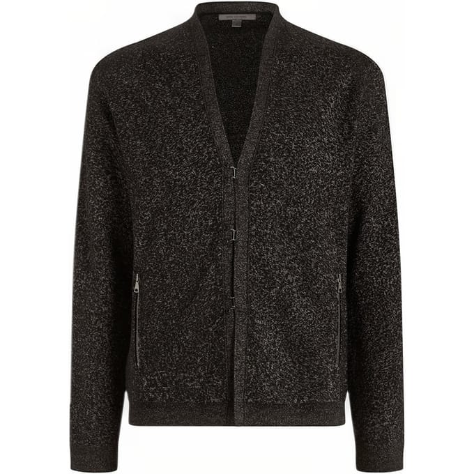 John Varvatos Claremont Regular Fit Ls Hook Bar Jack Black Größe: L | Cardigans Outlet | Herren | Schwarz