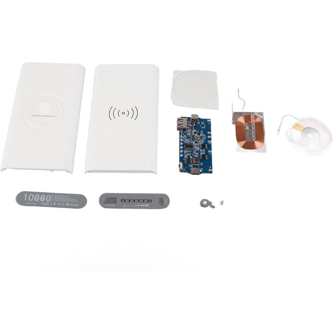 10000 Milliampère Polymeer Lithium Ion Batterijcel TYPE C Mobiele Voeding Accessoire white