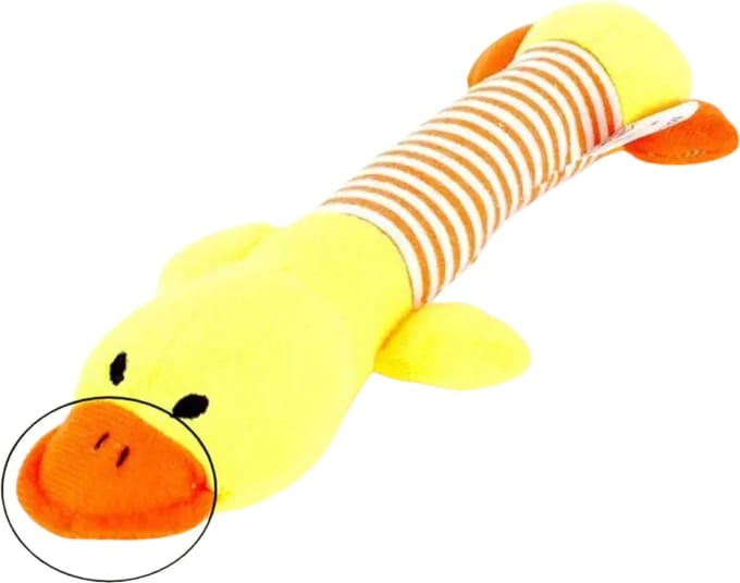 Nivard Honden Speelgoed - Hond - Speelgoed - Dog Toy - Pluche - Gele Eend