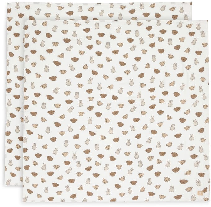 Jollein Hydrofiele Doek Large 115x115cm Miffy and Friends (2pack)