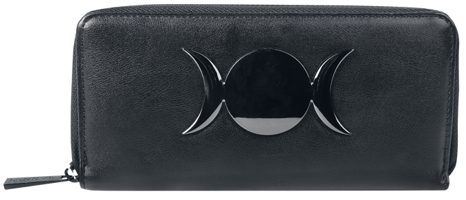 Banned - Gothic Portemonnee - Eclipse - voor Vrouwen - zwart
