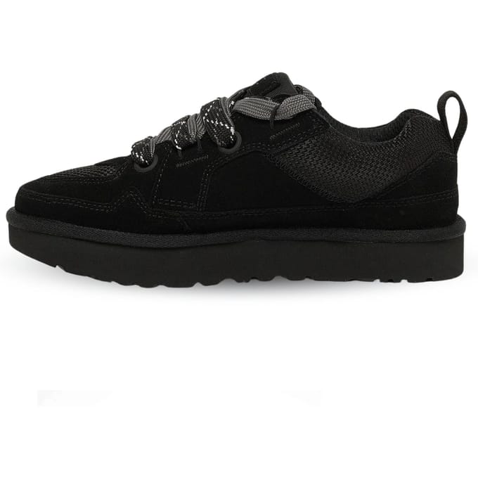 UGG® Lo Lowmel sneaker in Black, Maat 40, Suede/Textiel
