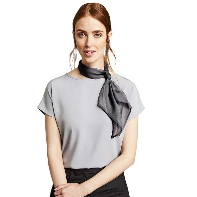 Premier Dames/vrouwenwerk Chiffon Formele Sjaal (Donkergrijs)